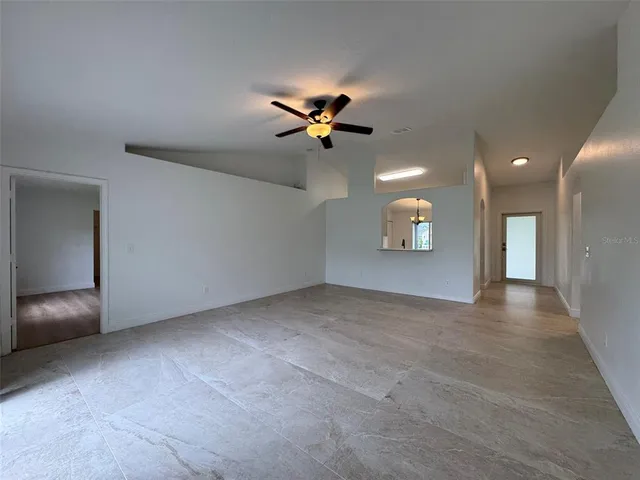 a view of an empty room