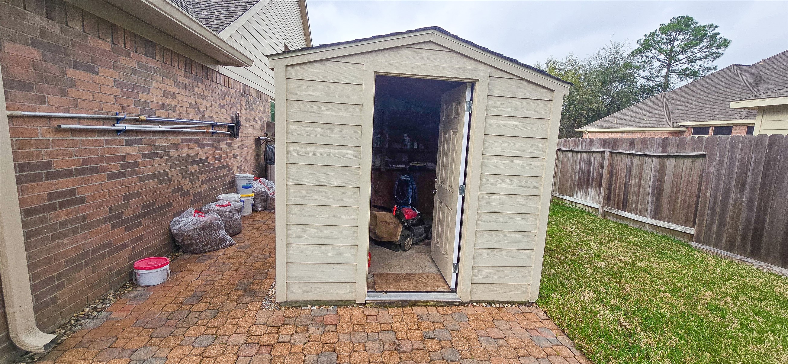 2809 Cedar Ridge Trail Friendswood, TX 77546 - Photo 31 of 33 BUILT ON SITE STORAGE SHED