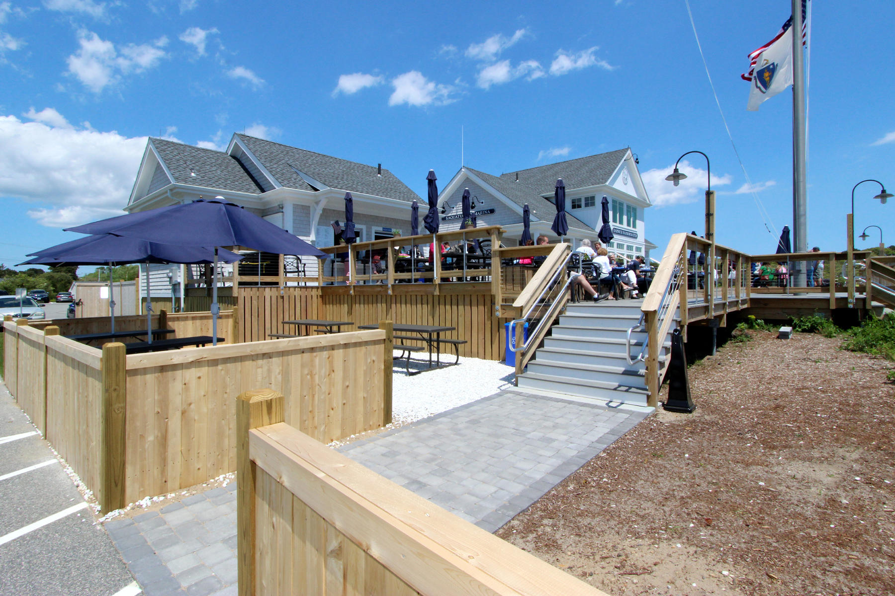 176 Gorham Road Harwich Port, MA 02646 - Photo 35 of 36 a view of a patio with swimming pool