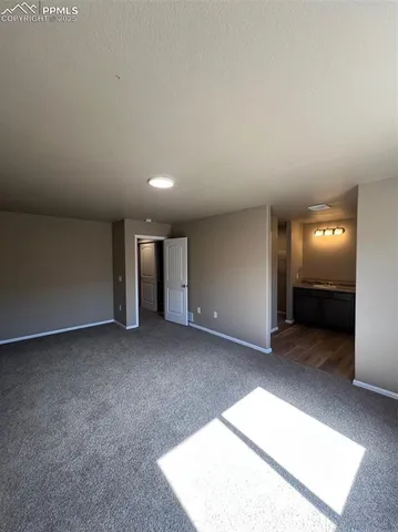 a view of empty room