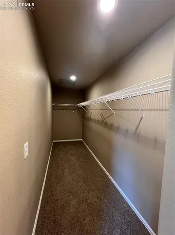 a view of an empty garage