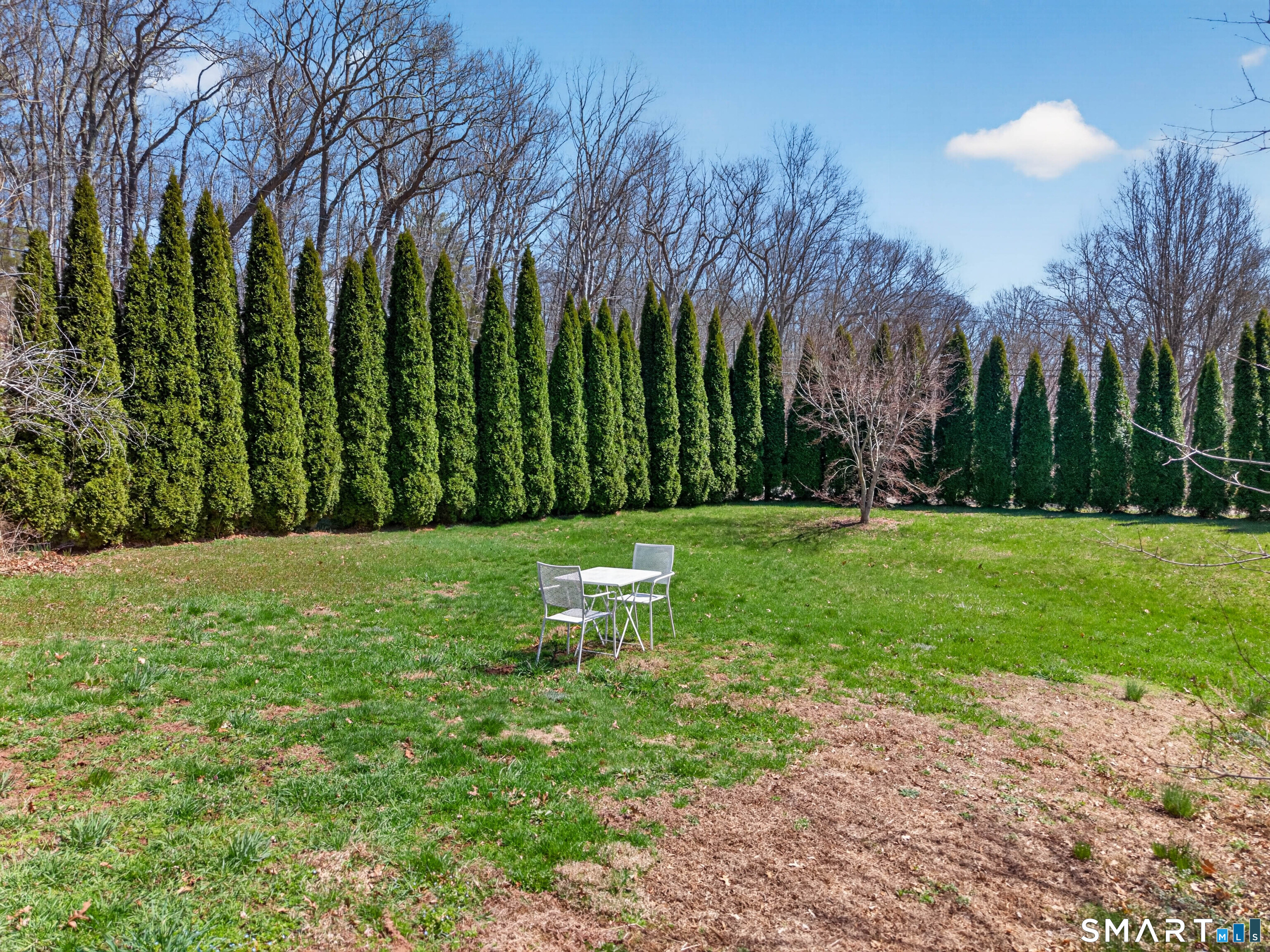1092 Durham Road Guilford, CT 06437 - Photo 23 of 61 a view of yard with a fountain and a large tree