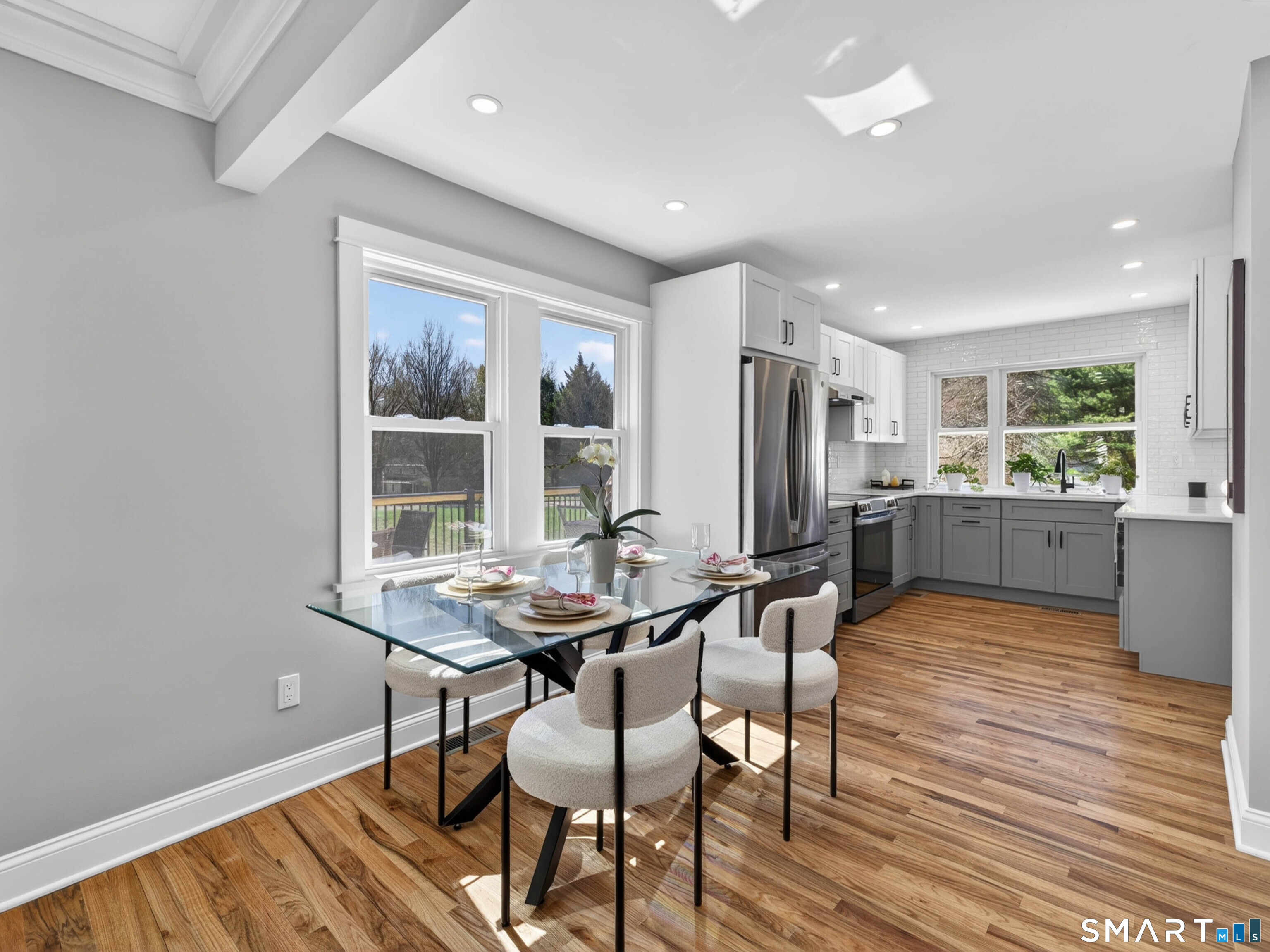 1092 Durham Road Guilford, CT 06437 - Photo 32 of 61 a view of a dining room with furniture and window