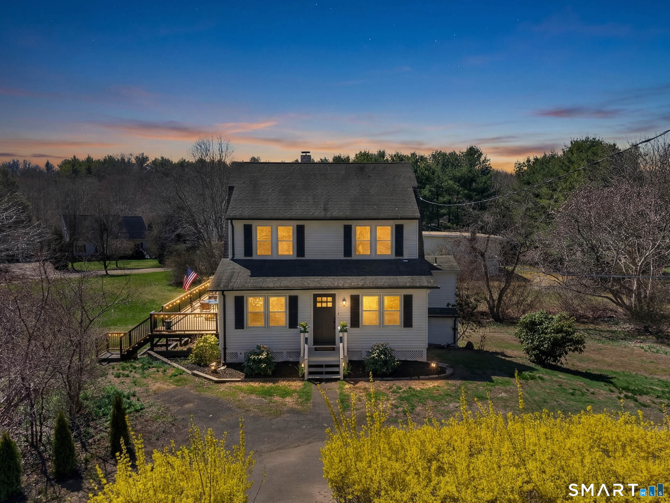 1092 Durham Road Guilford, CT 06437 - Photo 5 of 61 a view of a large lake with a house in the background