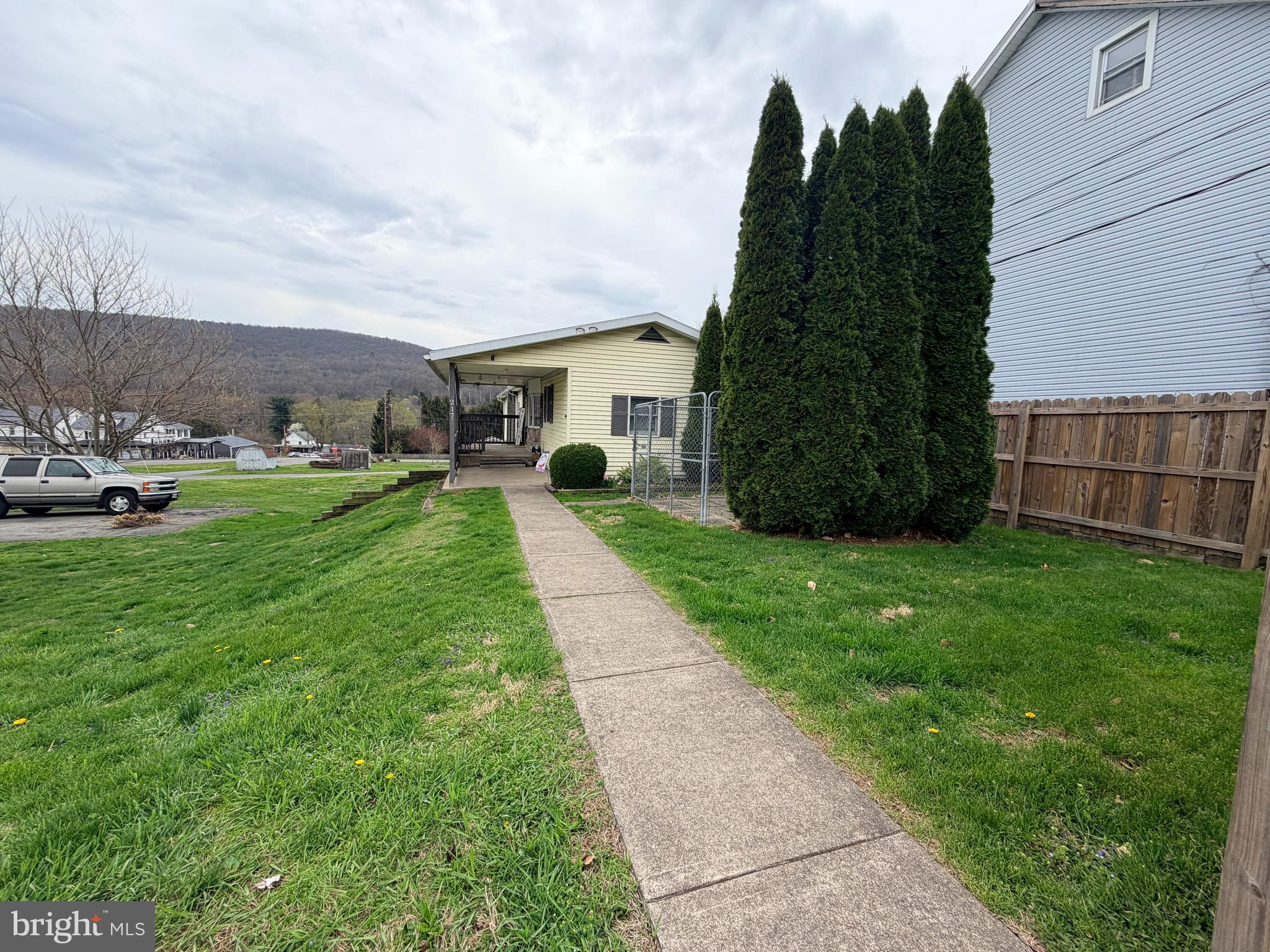 217 Oak Street Wiconisco, PA 17048 - Photo 3 of 31 a view of a yard in front of house
