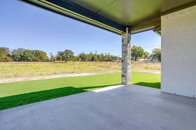 a view of an outdoor space and deck