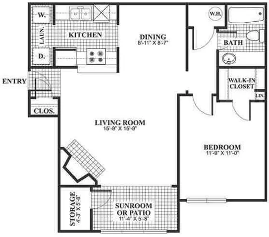 $1,354 | 8085 Adair Lane, Unit 412, Sandy Springs, GA 30350