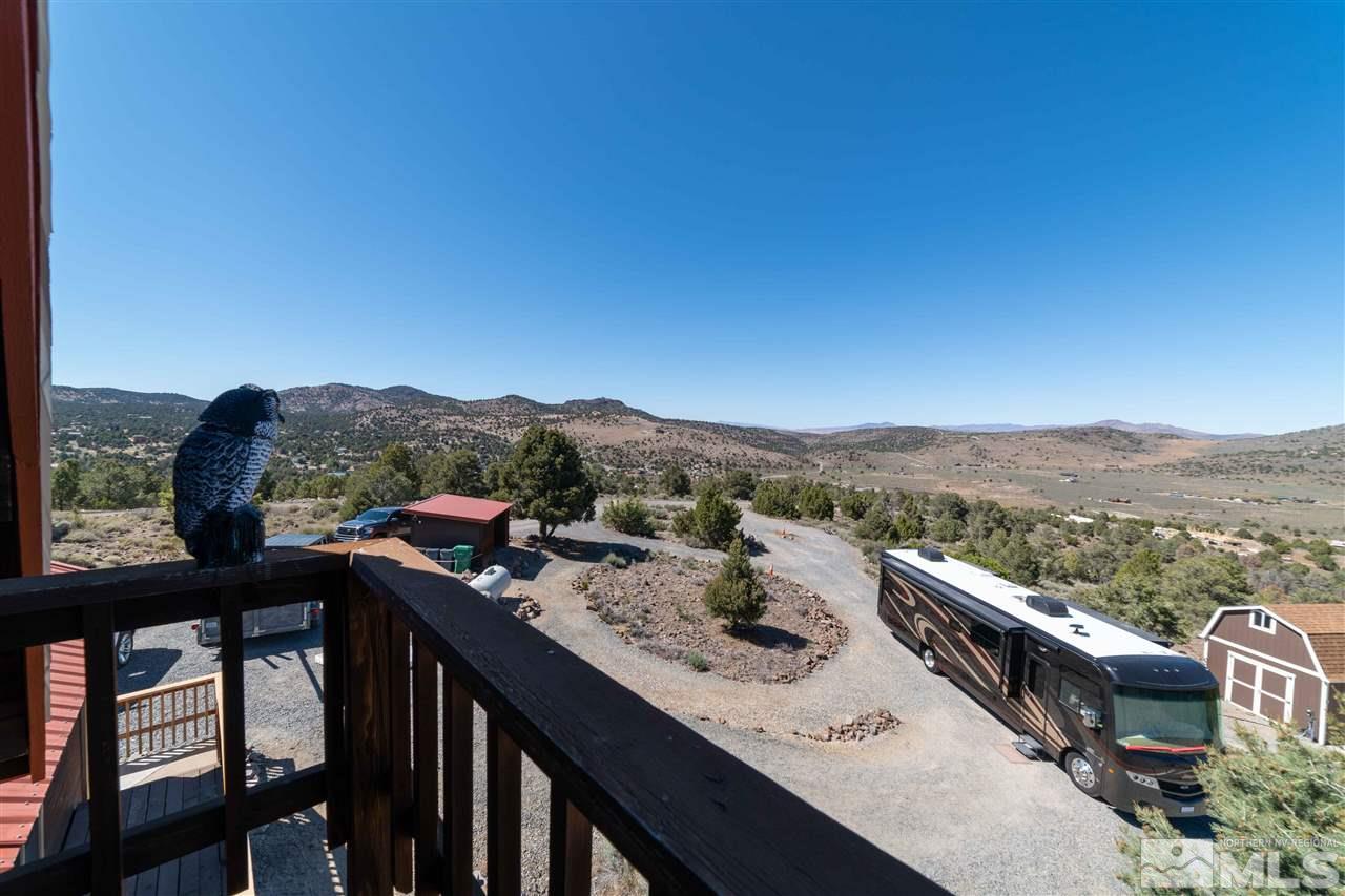 3880 Stovepipe Road Reno, NV 89521 - Photo 23 of 40 a view of a balcony with mountain view and mountain view
