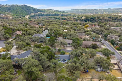 an aerial view of a city with lots of residential buildings