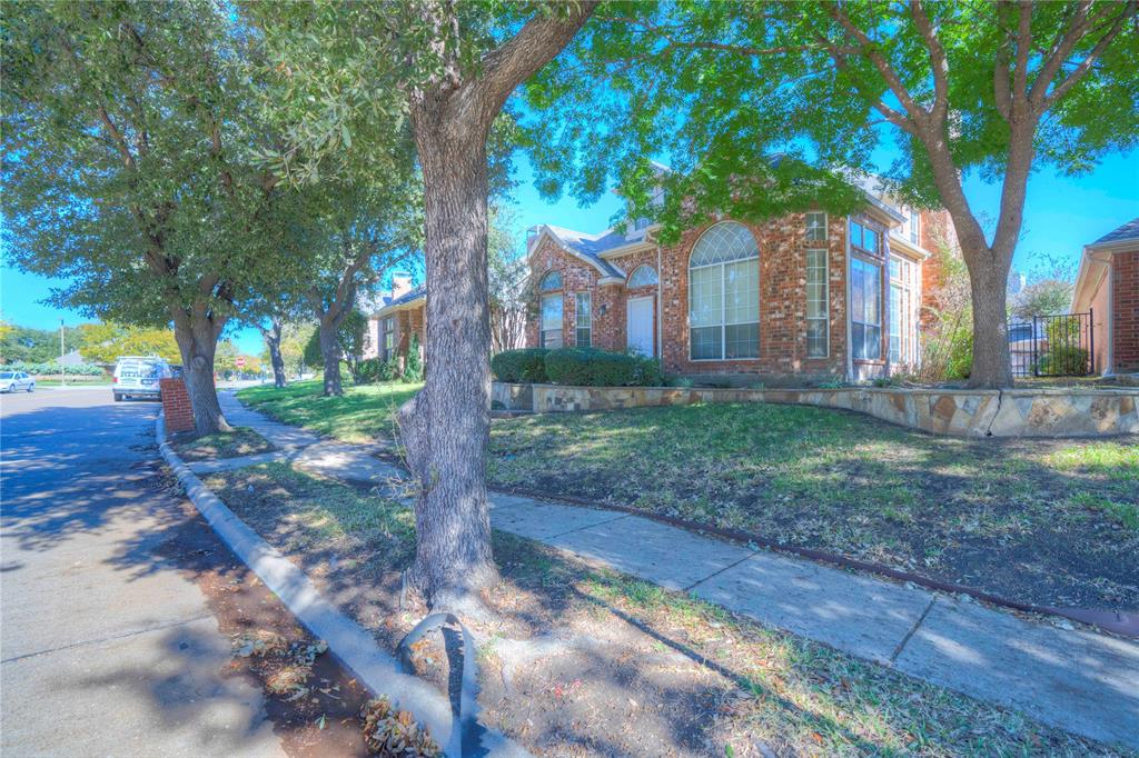 9504 Rodeo Drive Irving, TX 75063 - Photo 29 of 35 a view of a yard with plants and trees
