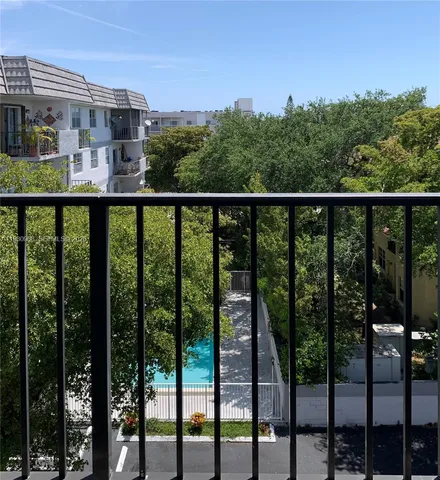 a view of a roof deck