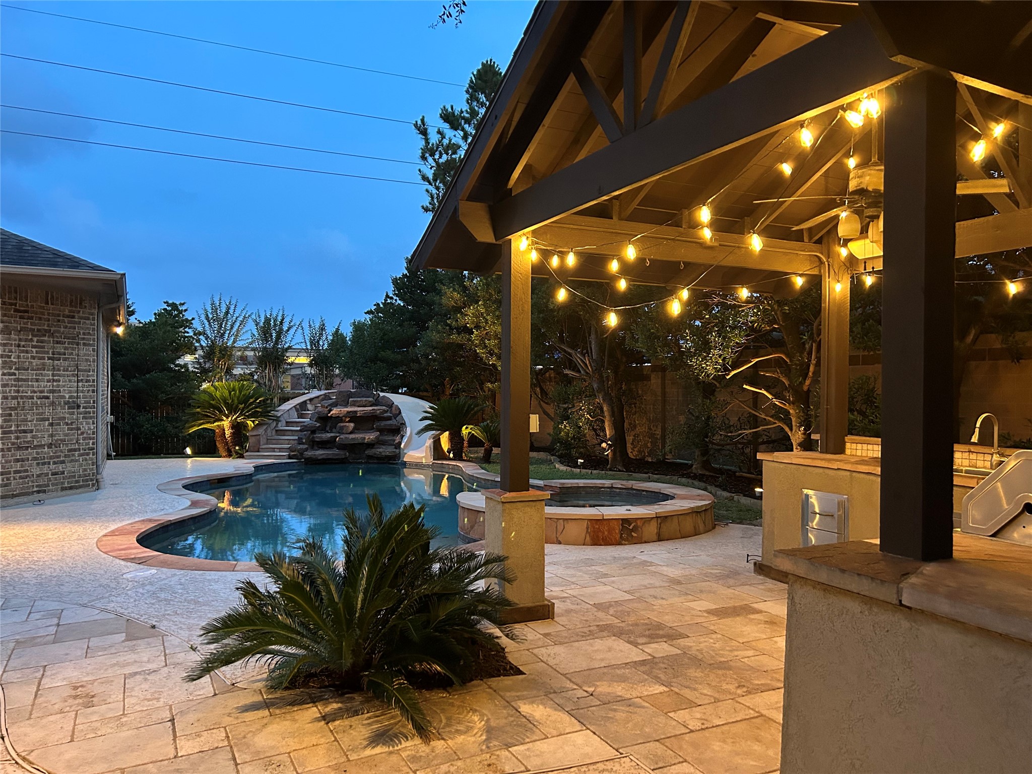 7303 Starry Night Katy, TX 77494 - Photo 39 of 42 Enjoy quiet evenings at home with no back neighbors and no side neighbor.