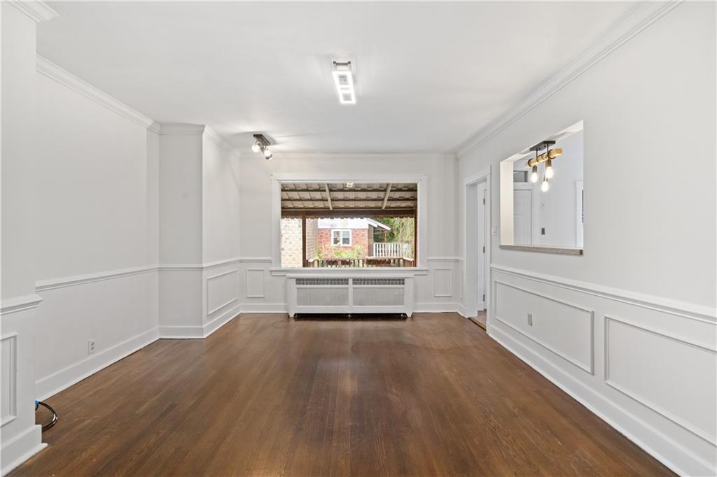 6418 Landview Road Pittsburgh, PA 15217 - Photo 14 of 45 wooden floor in an empty room with a window