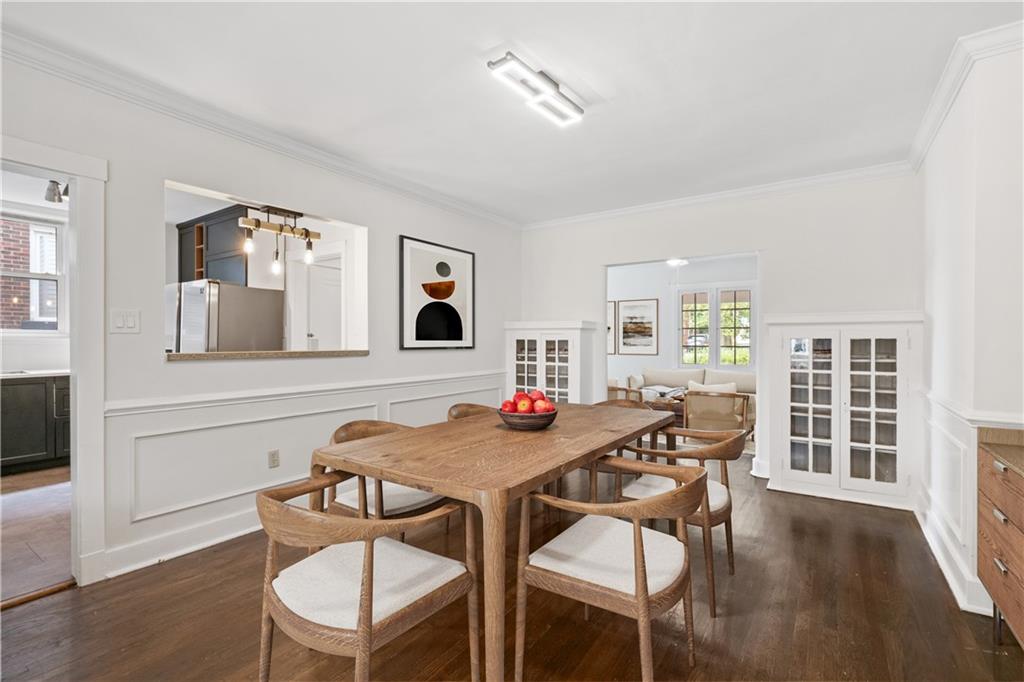 6418 Landview Road Pittsburgh, PA 15217 - Photo 15 of 45 a dining room with furniture and wooden floor