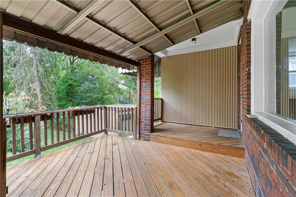 6418 Landview Road Pittsburgh, PA 15217 - Photo 7 of 45 a view of a wooden deck