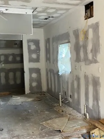 a view of a storage room