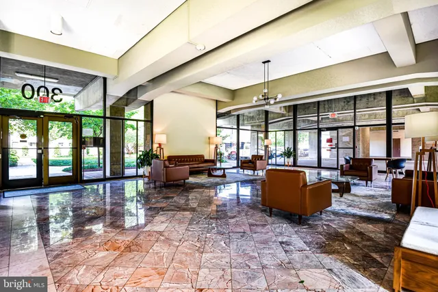 a living room filled with furniture