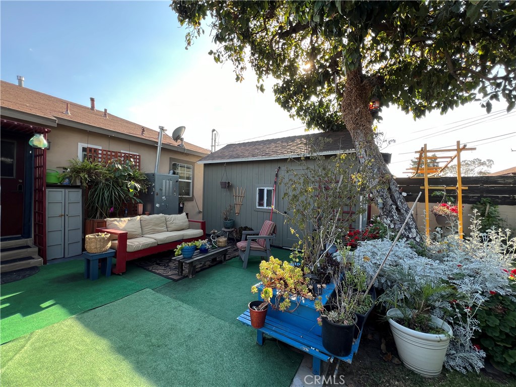 10709 Wheelock Circle Whittier, CA 90606 - Photo 29 of 34 a garden view with a seating space and garden