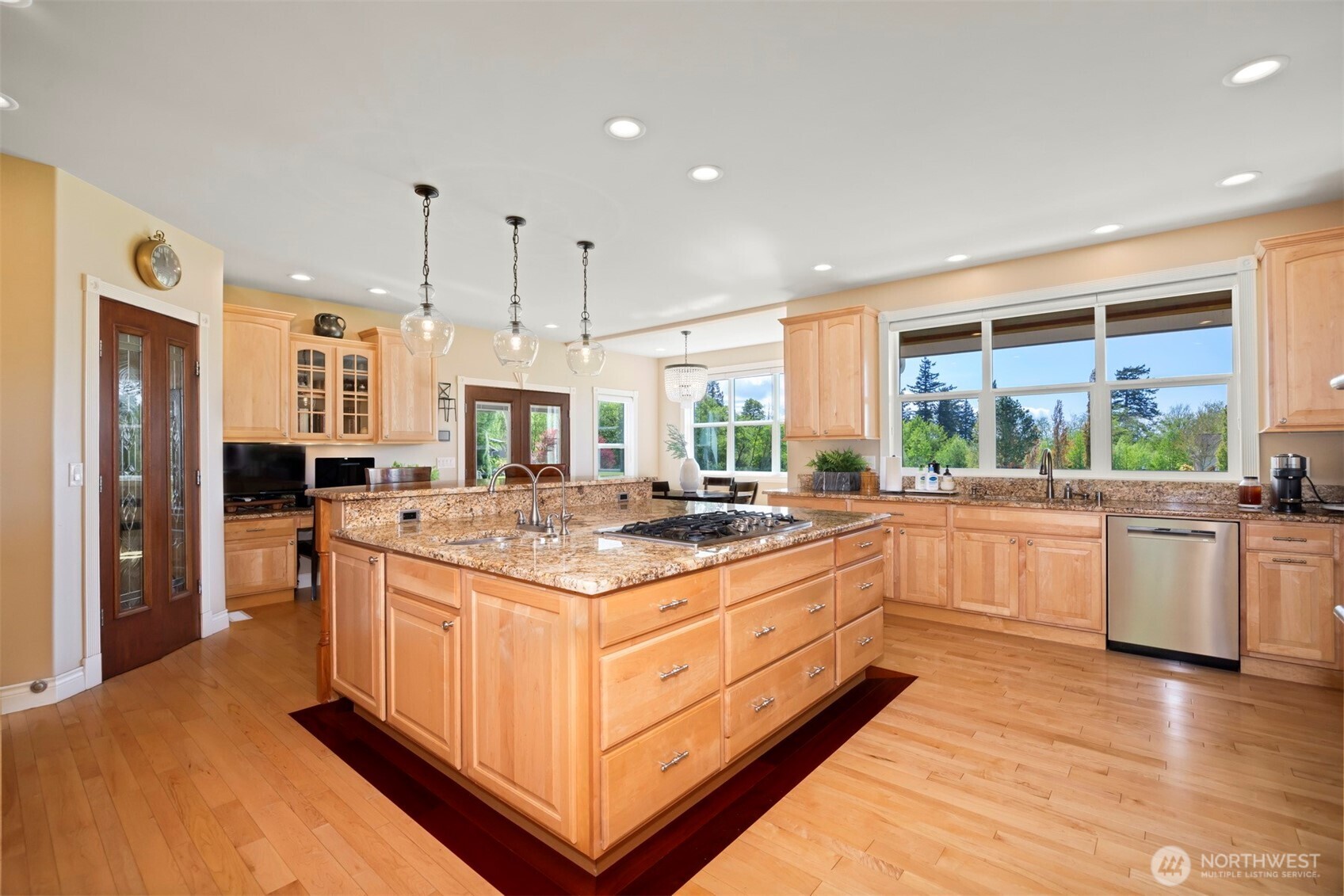 6152 Garrett Lane Ferndale, WA 98248 - Photo 15 of 40 a kitchen with a stove and a large window