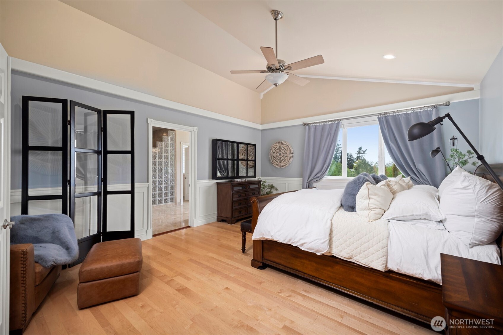 6152 Garrett Lane Ferndale, WA 98248 - Photo 23 of 40 a bedroom with a bed couch and window