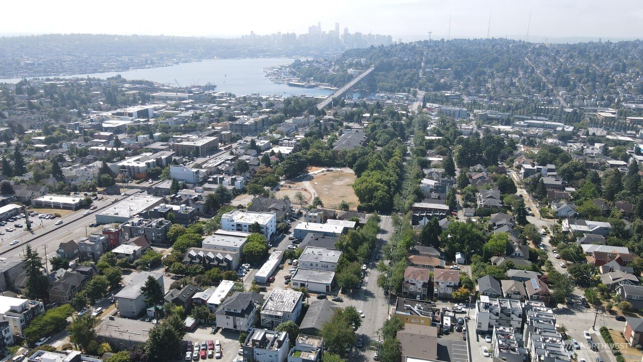 4200 Fremont Avenue North Seattle, WA 98103 - Photo 16 of 17 an aerial view of residential houses with city view