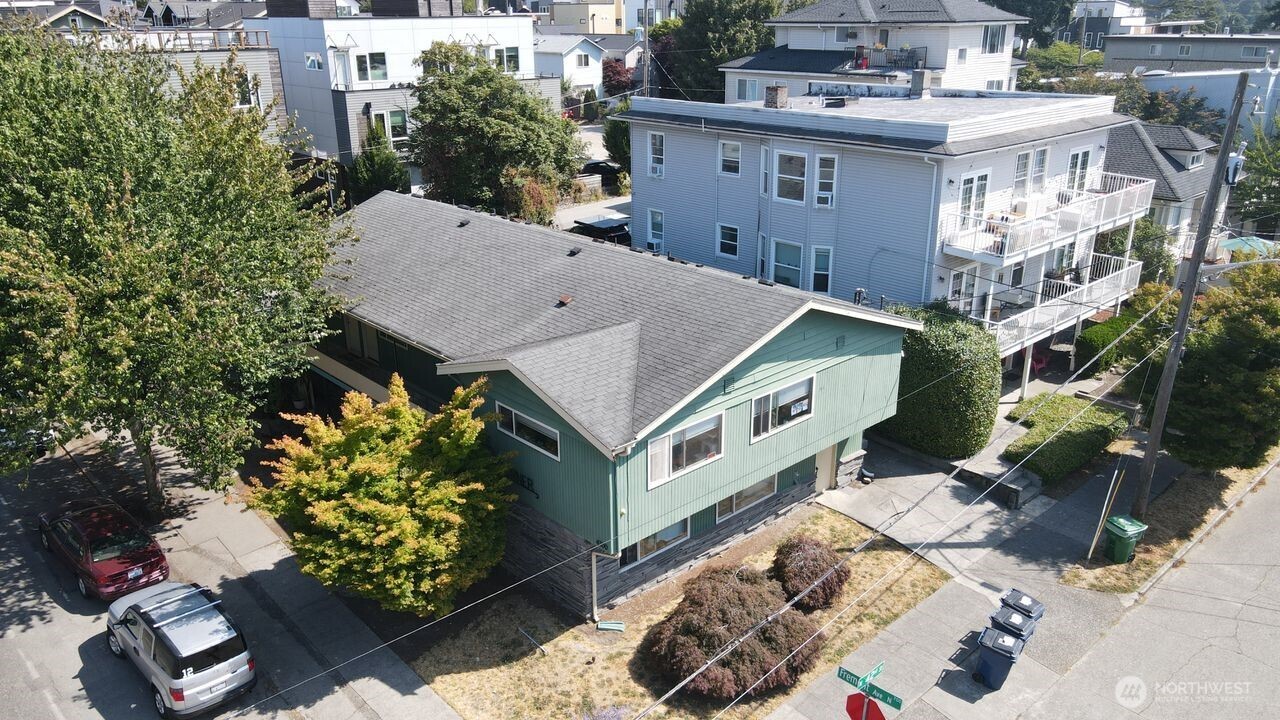 4200 Fremont Avenue North Seattle, WA 98103 - Photo 3 of 17 a aerial view of a house with a yard