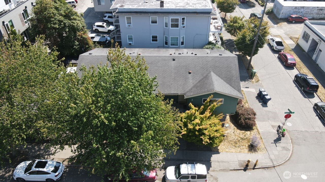 4200 Fremont Avenue North Seattle, WA 98103 - Photo 8 of 17 an aerial view of a house with a yard