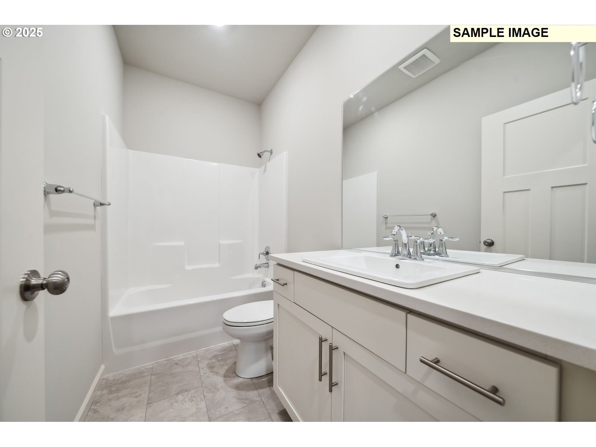 12177 Southwest Champlin Lane Beaverton, OR 97007 - Photo 8 of 22 a bathroom with a sink a toilet and shower