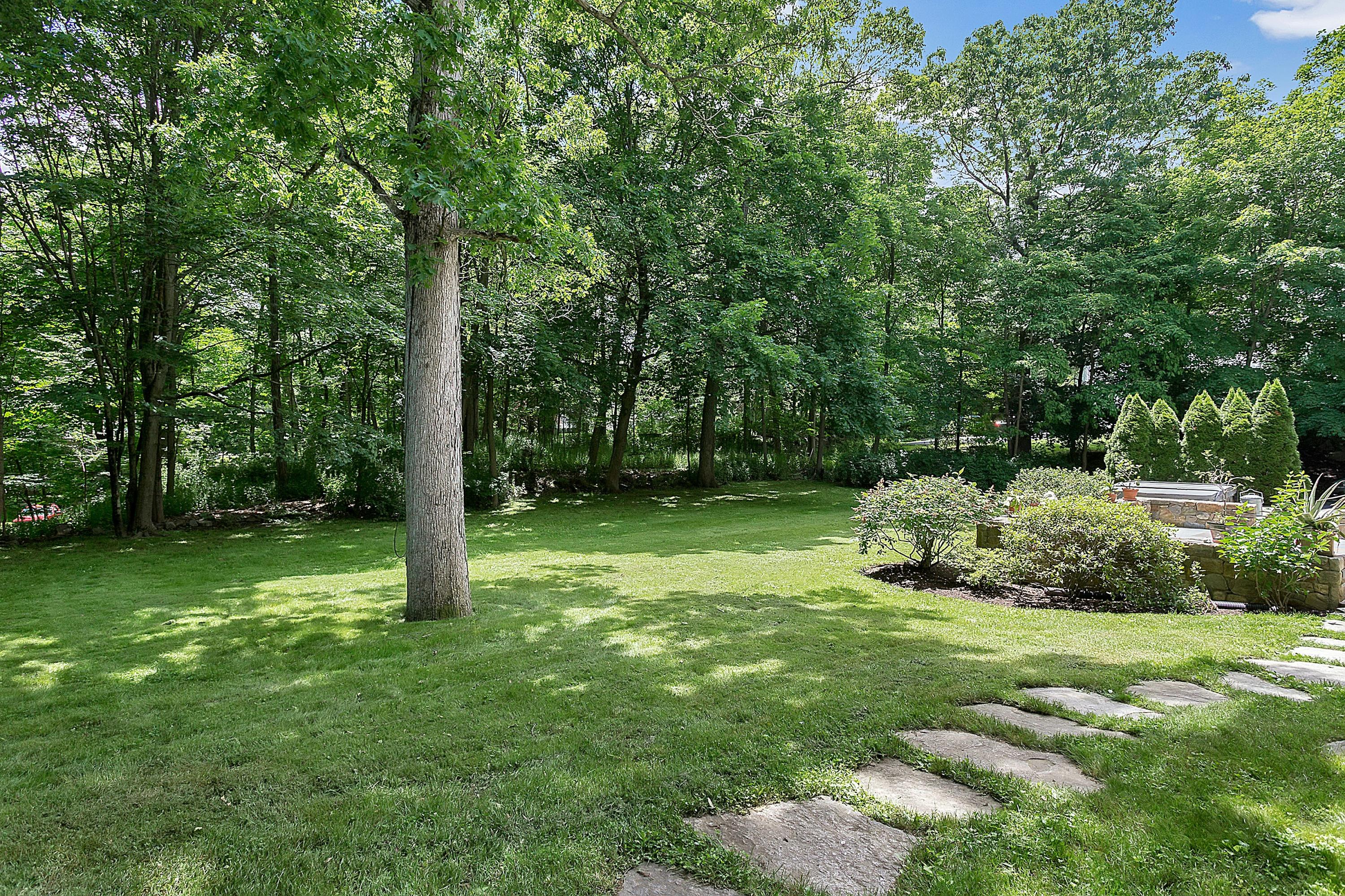6 Wildcat Road Darien, CT 06820 - Photo 26 of 27 a view of a garden with a tree