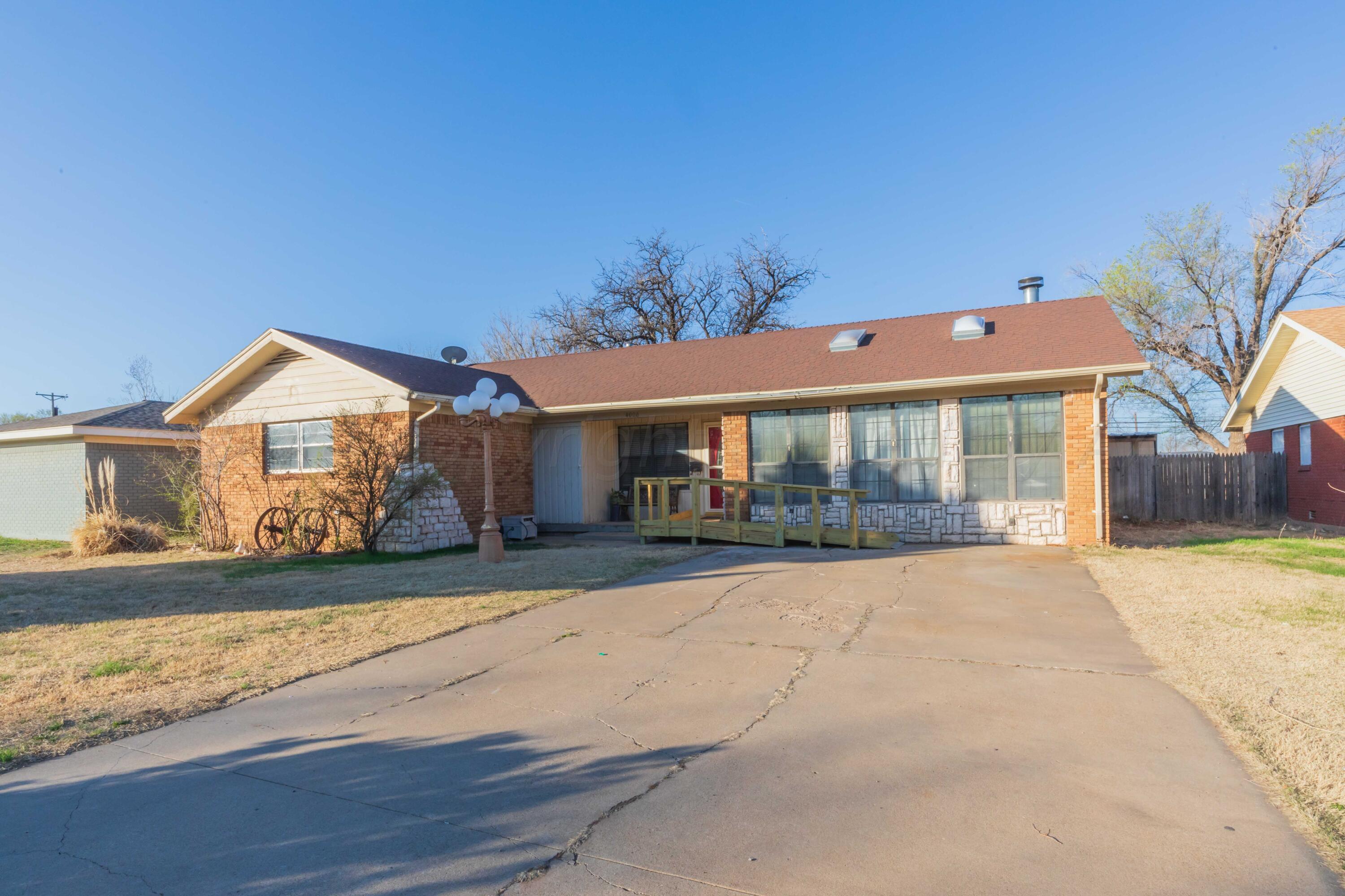 4006 Tulane Drive Amarillo, TX 79109 - Photo 2 of 44 FRONT VIEW 2