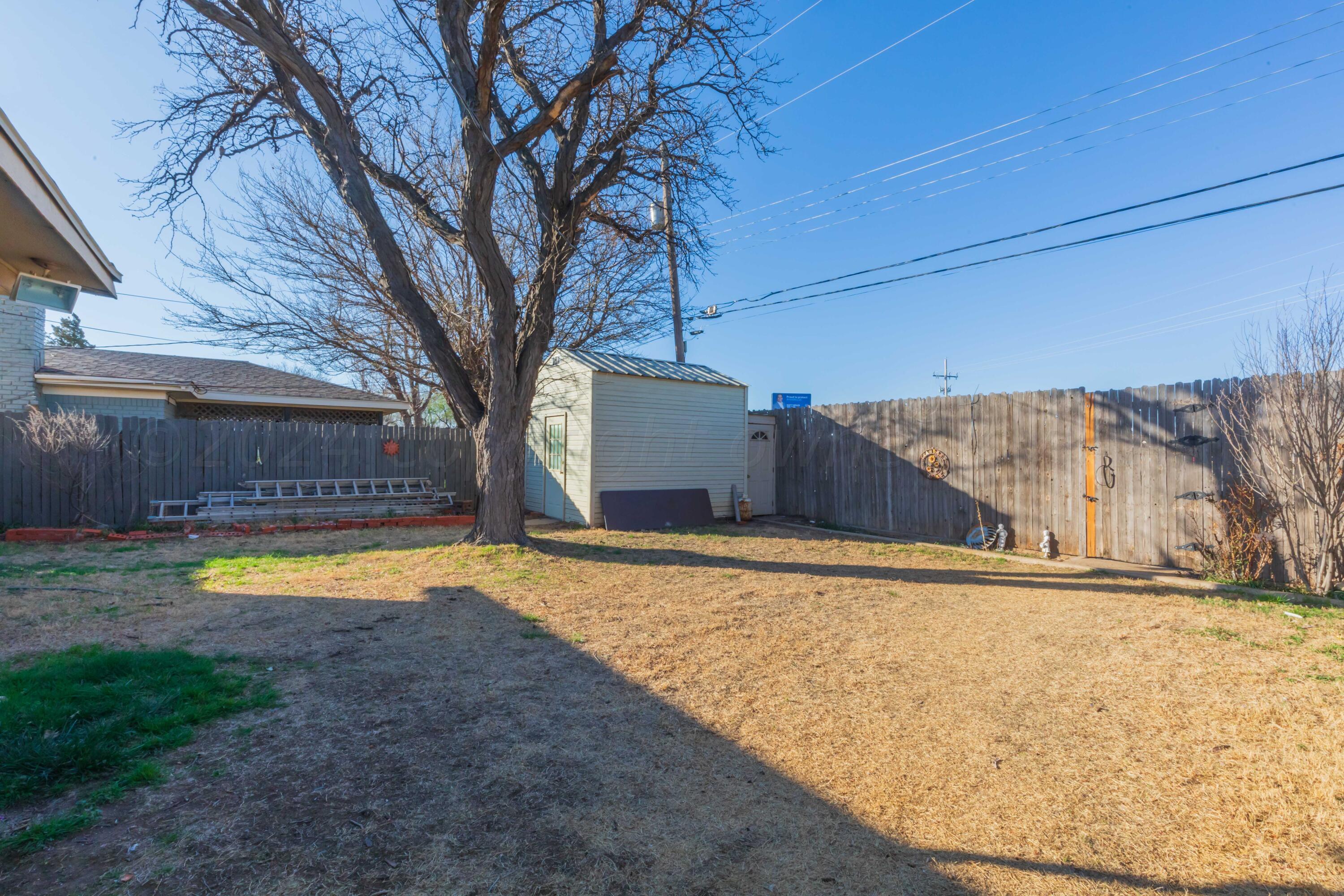 4006 Tulane Drive Amarillo, TX 79109 - Photo 42 of 44 BACKYARD VIEW 1