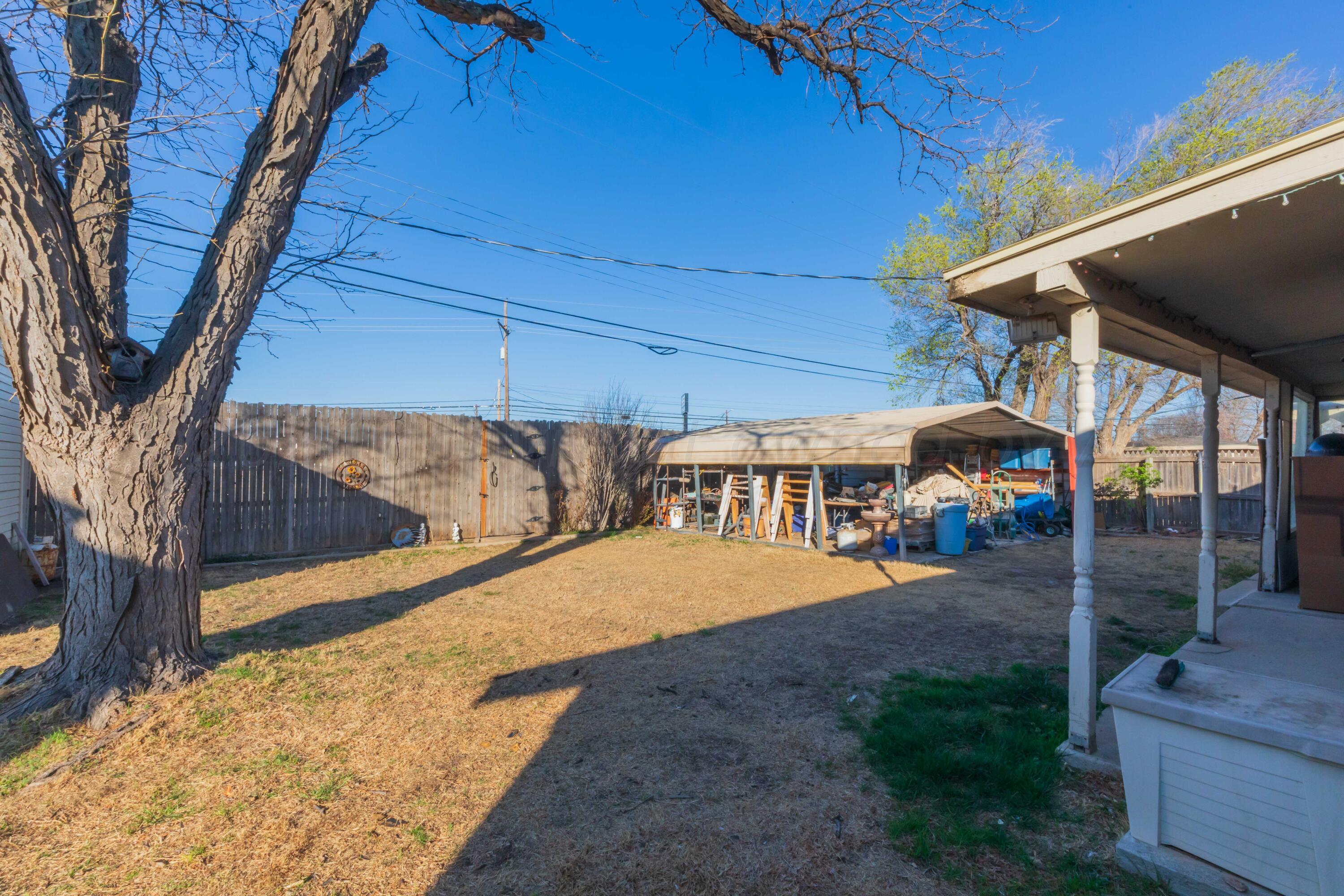 4006 Tulane Drive Amarillo, TX 79109 - Photo 43 of 44 BACKYARD VIEW 2