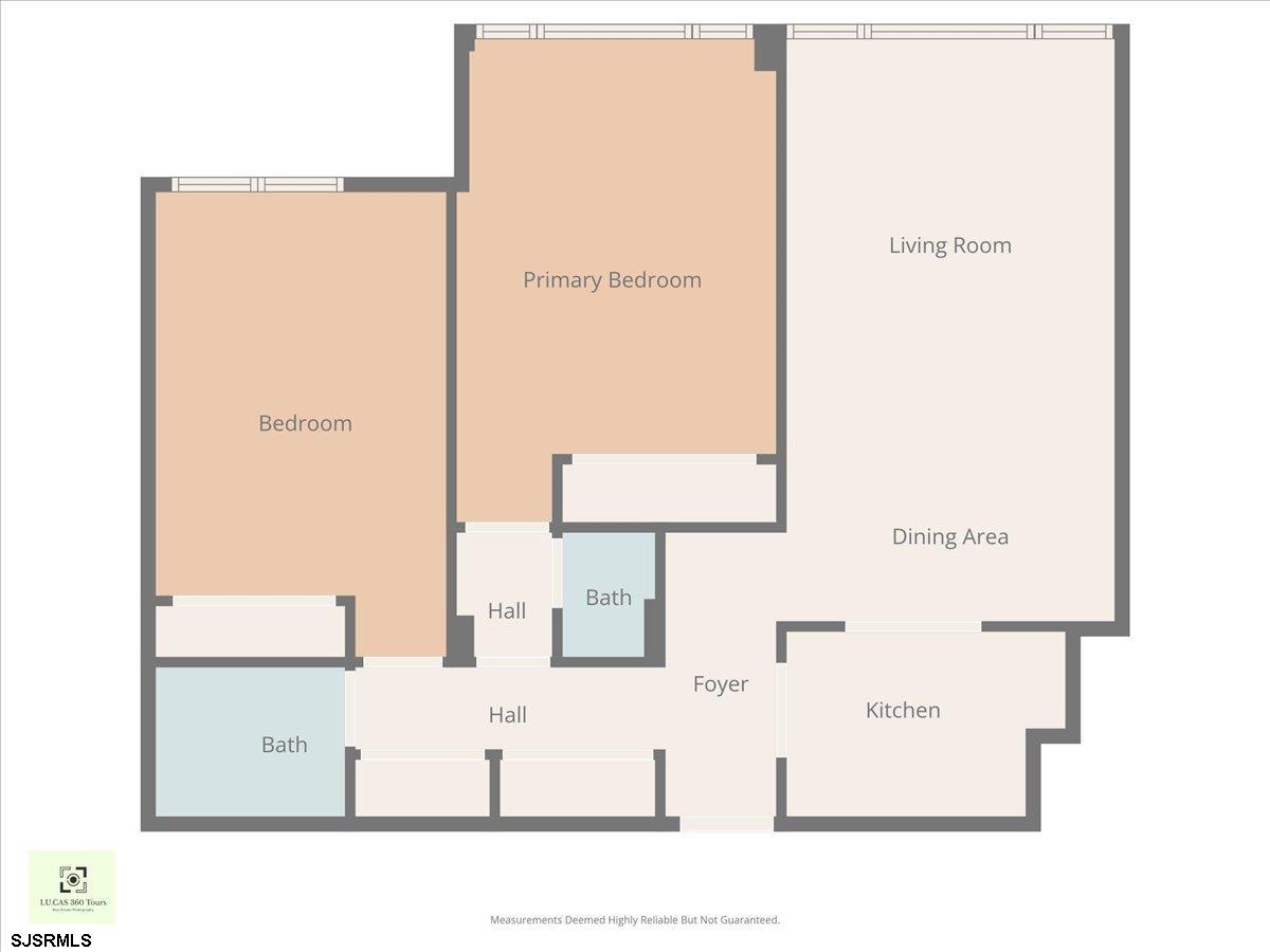 101 South Raleigh Avenue, Unit 619 Atlantic City, NJ 08401 - Photo 22 of 24 a picture of a floor plan