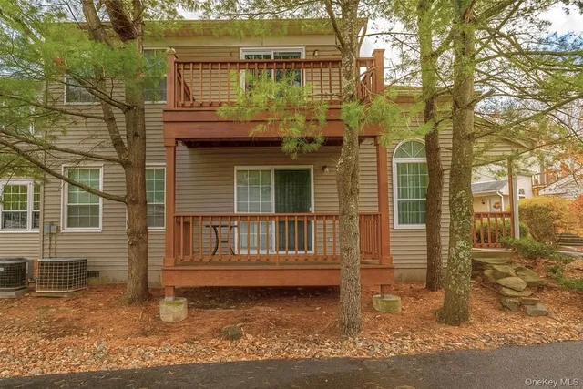 a view of a road with snow on the road