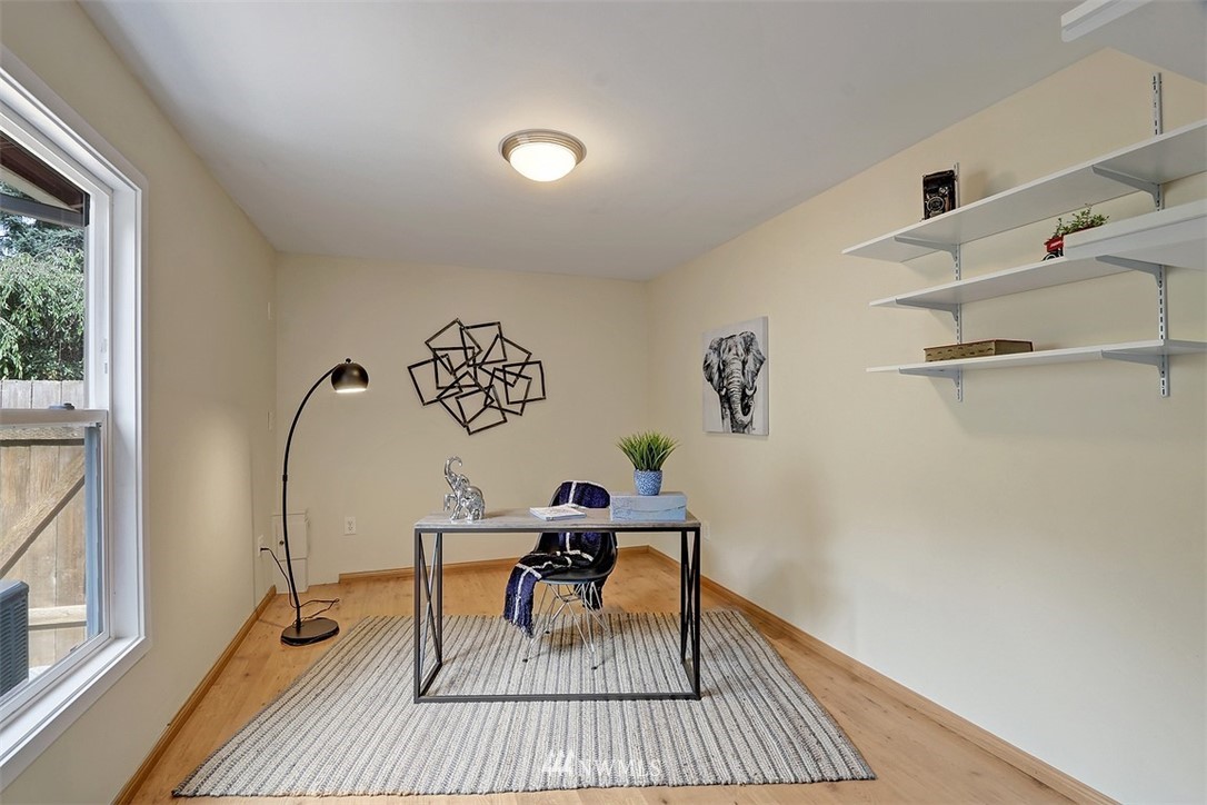 2 222nd Street Southwest Bothell, WA 98021 - Photo 14 of 29 a workspace with wooden floor