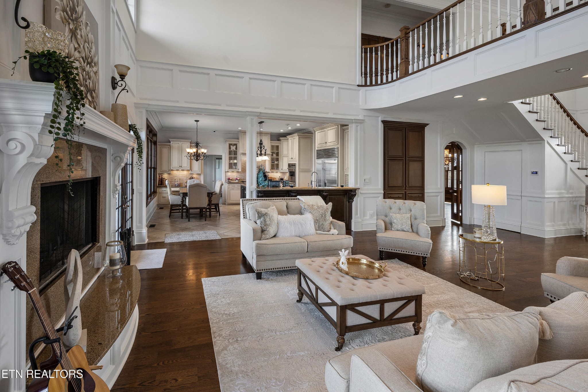 3050 Sims Road Sevierville, TN 37876 - Photo 31 of 59 a living room with furniture and a fireplace