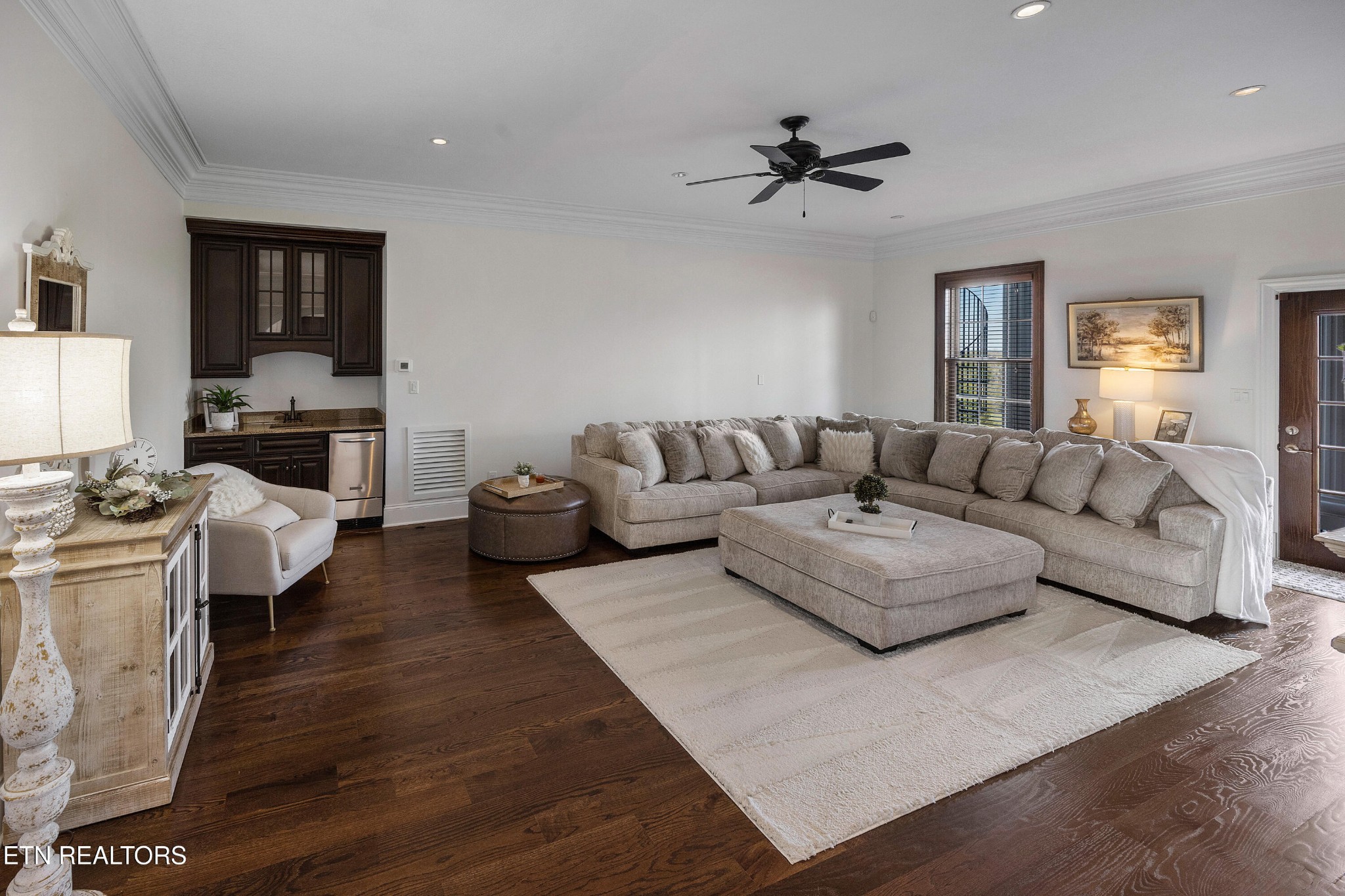3050 Sims Road Sevierville, TN 37876 - Photo 34 of 59 a living room with furniture and a wooden floor