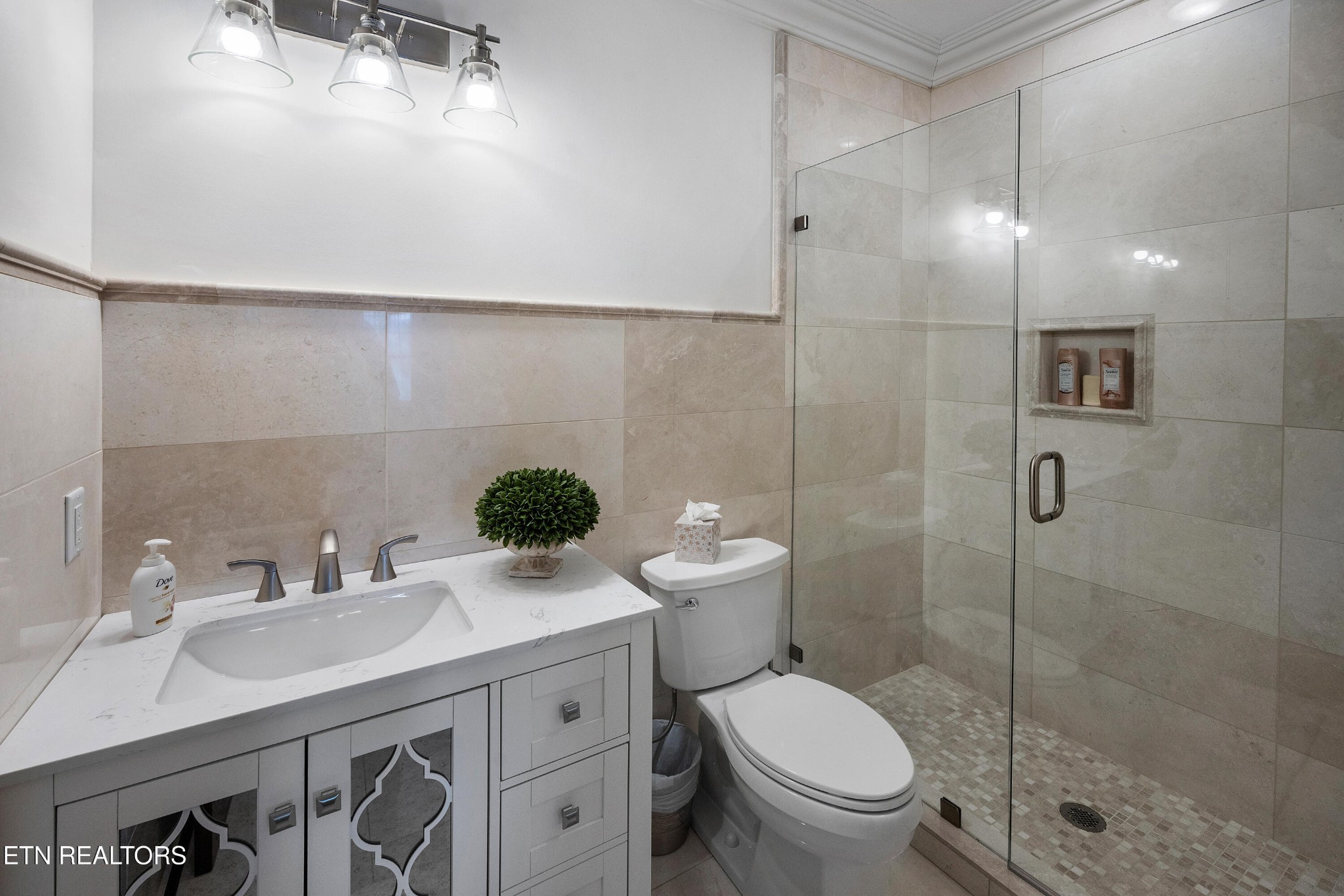 3050 Sims Road Sevierville, TN 37876 - Photo 45 of 59 a bathroom with a sink toilet and shower