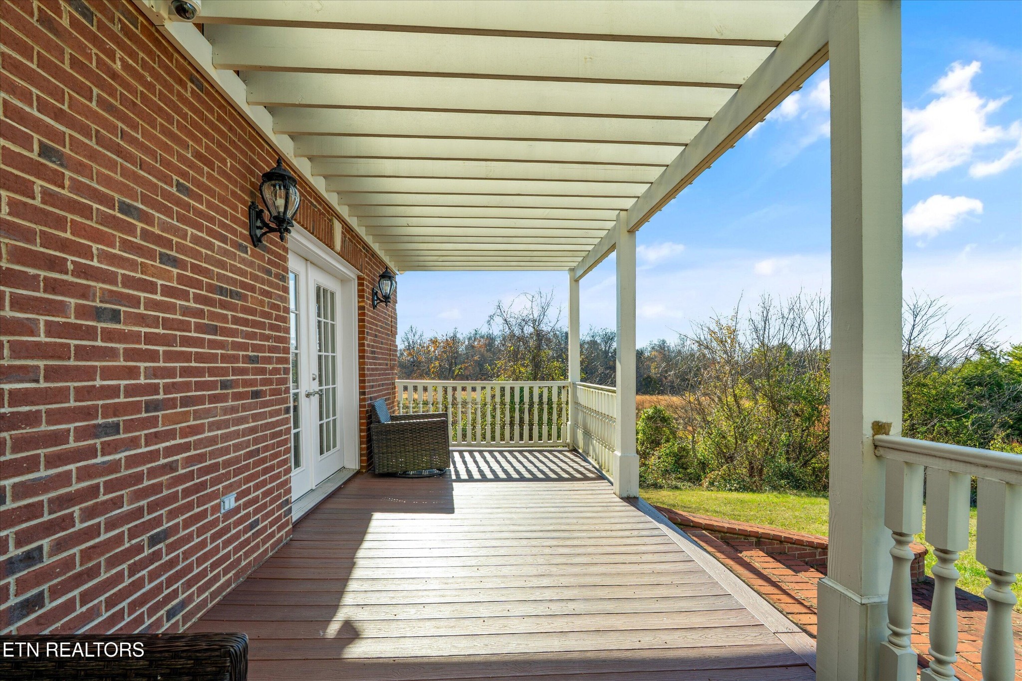 3050 Sims Road Sevierville, TN 37876 - Photo 55 of 59 a view of a balcony with wooden floor