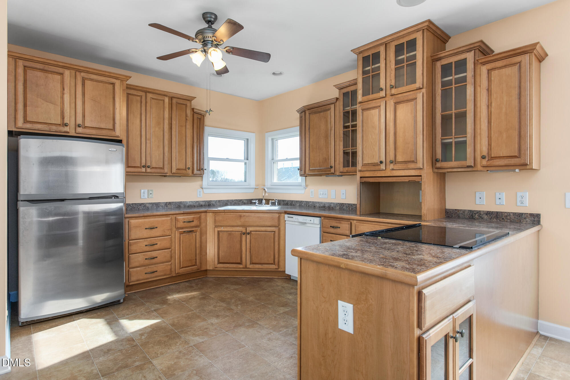 520 Grandview Drive Graham, NC 27253 - Photo 15 of 32 a kitchen with stainless steel appliances granite countertop a sink stove and refrigerator