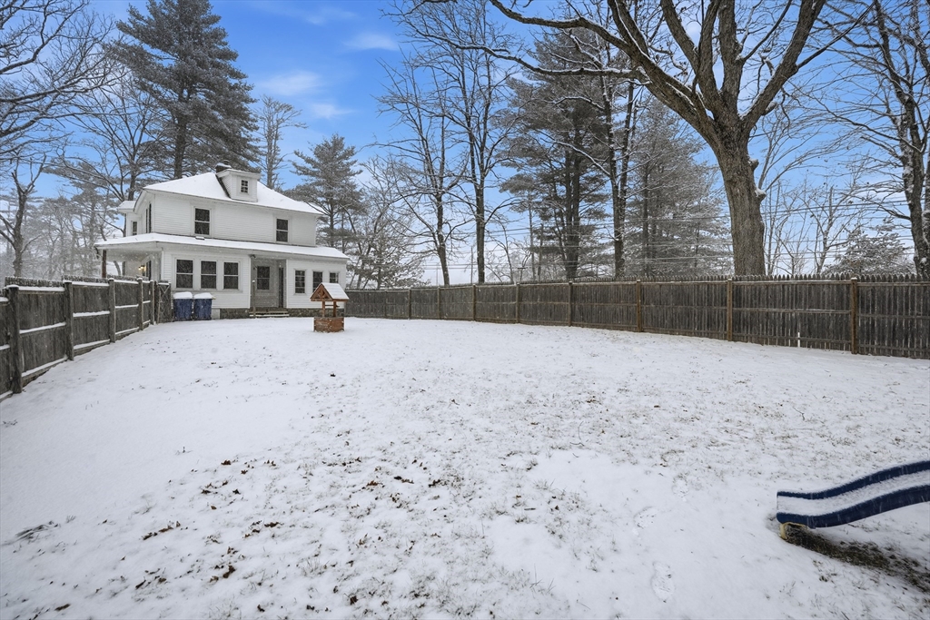 1209 Brimfield Road Warren, MA 01083 - Photo 36 of 41 a view of a yard covered with snow