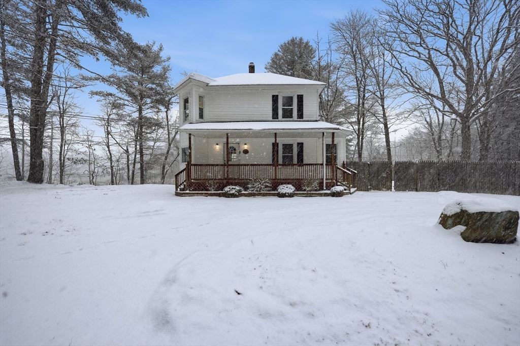 1209 Brimfield Road Warren, MA 01083 - Photo 41 of 41 a view of a house with a snow in the yard