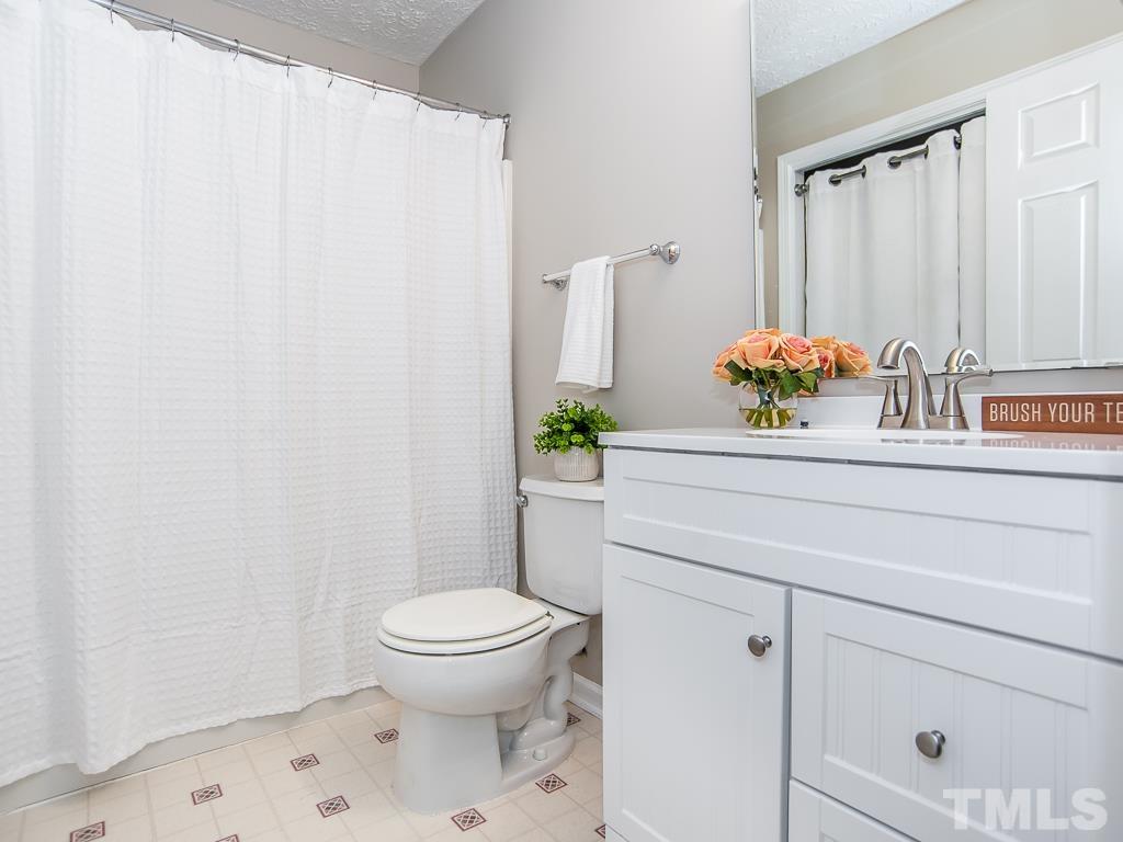 4900 Raytown Road Raleigh, NC 27613 - Photo 23 of 34 a bathroom with a sink a toilet and a mirror