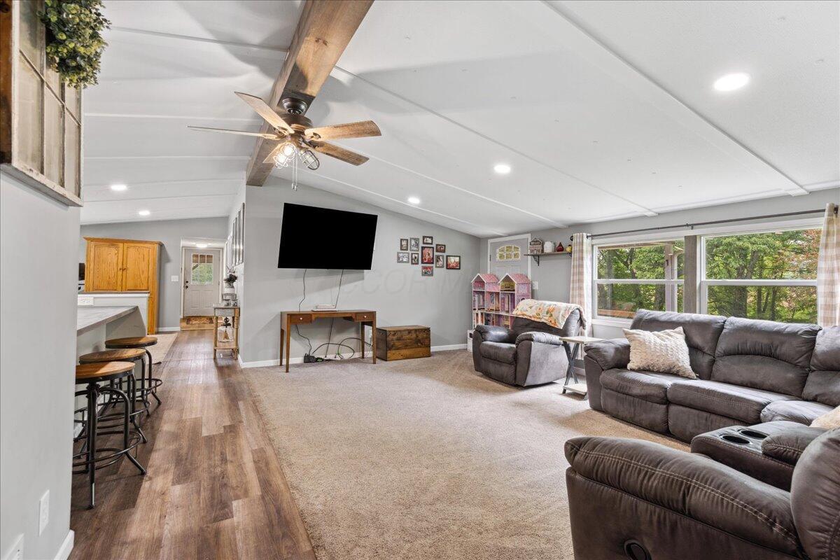 5895 Swartz Mill Road Southeast Sugar Grove, OH 43155 - Photo 26 of 38 Open Living room to Kitchen