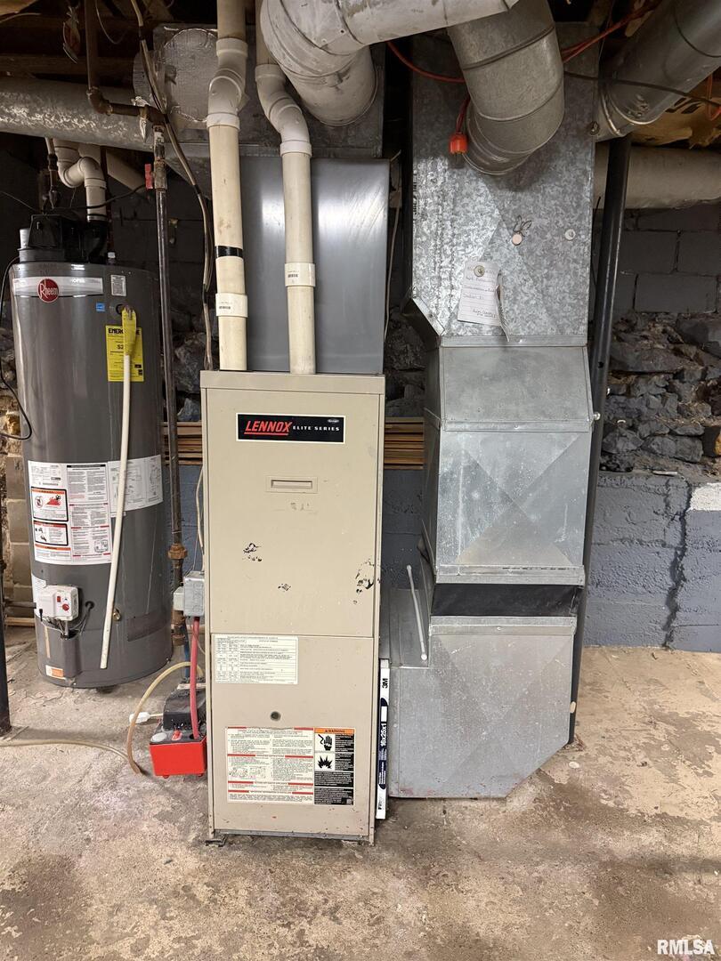237 1st Avenue Clinton, IA 52732 - Photo 16 of 21 a view of water heater room