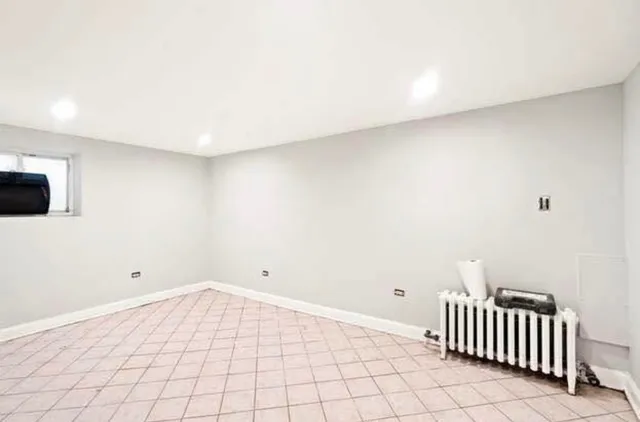 a big room with closet and natural light