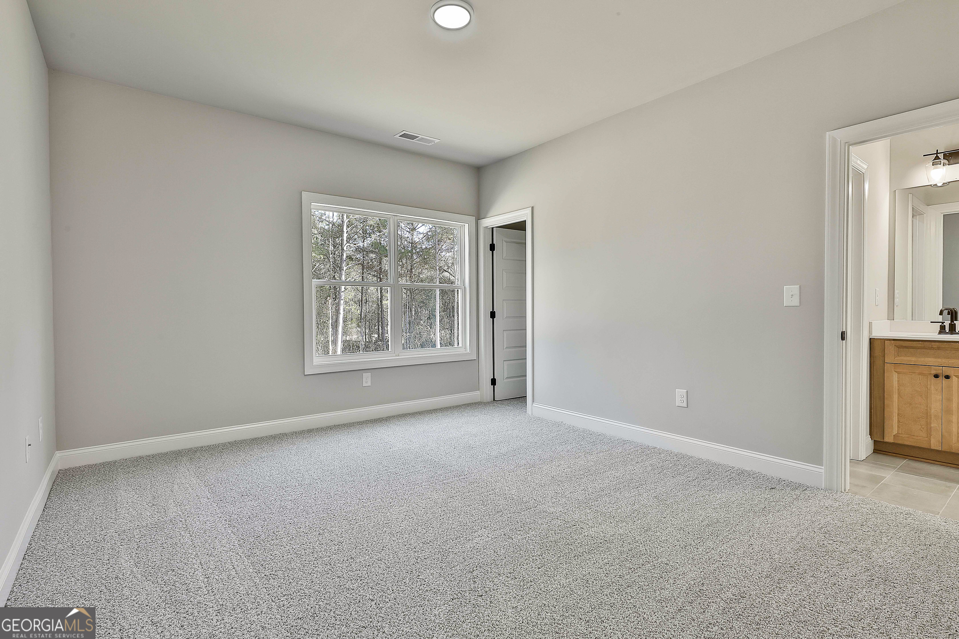 757 Alex Stephens Road Moreland, GA 30259 - Photo 32 of 45 an empty room with windows and closet