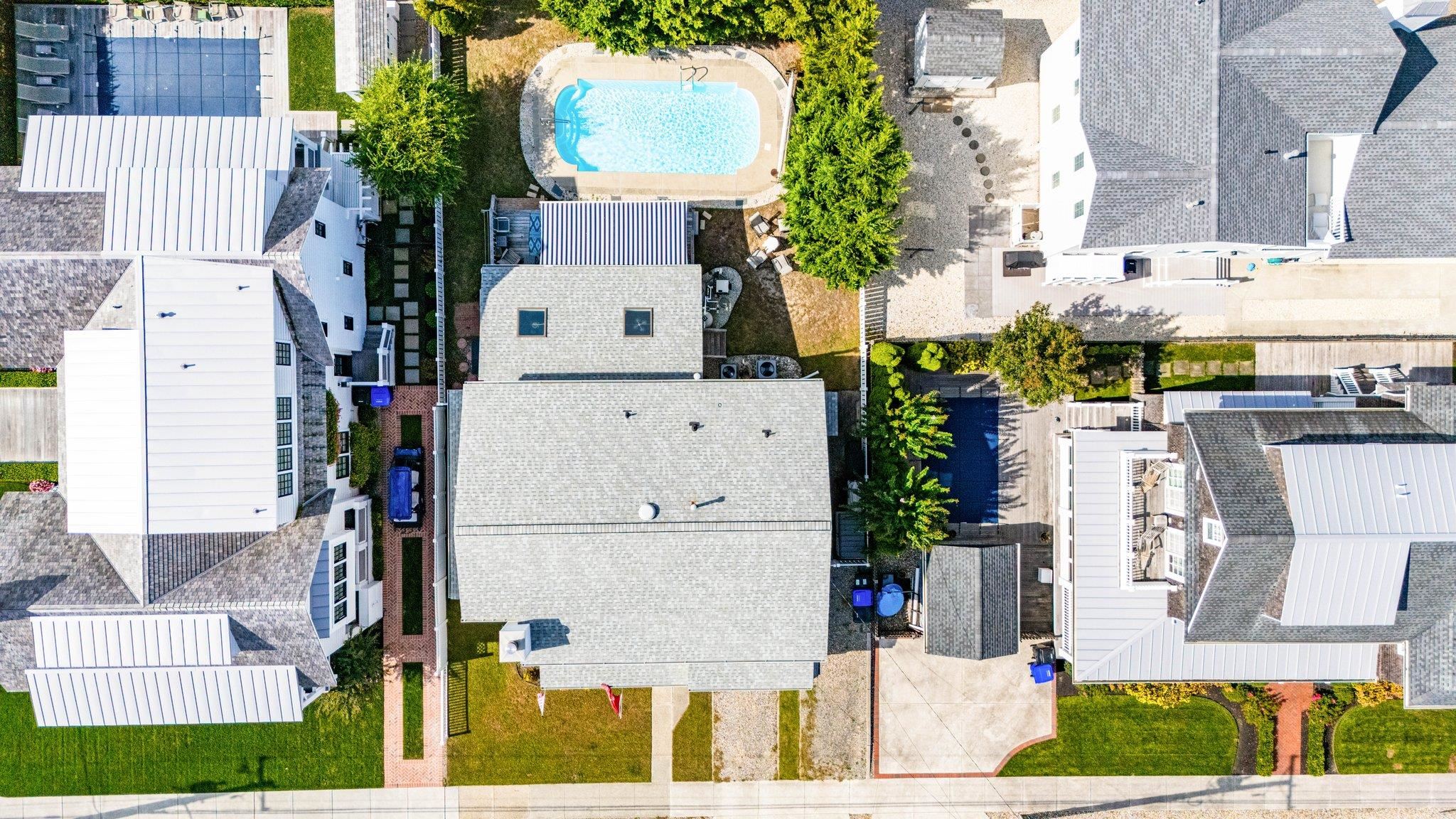 2754 1st Avalon, NJ 08202 - Photo 26 of 26 aerial view of multiple houses with a yard