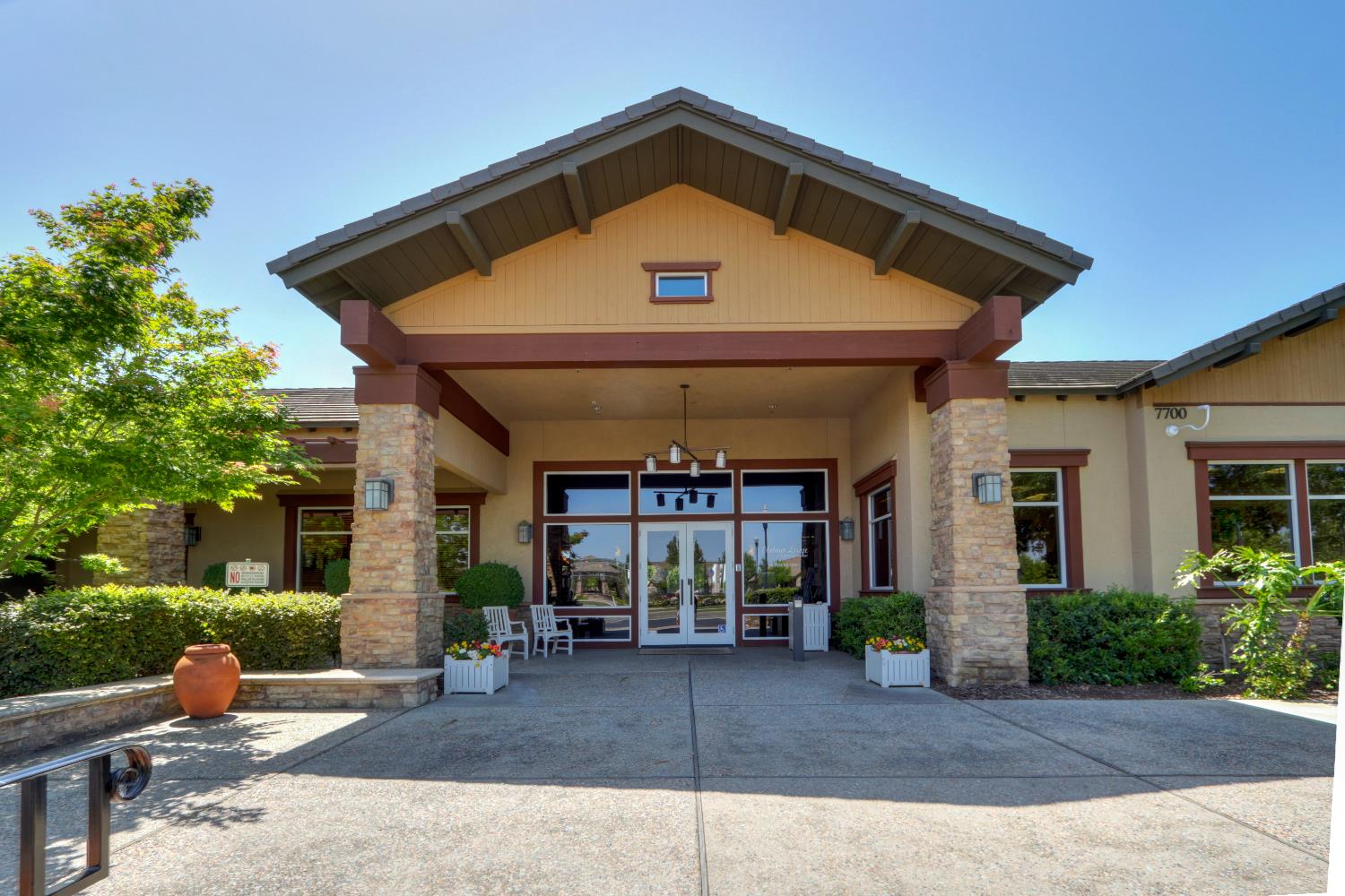 7409 Rothschild Court Elk Grove, CA 95757 - Photo 47 of 62 a front view of a house with garden