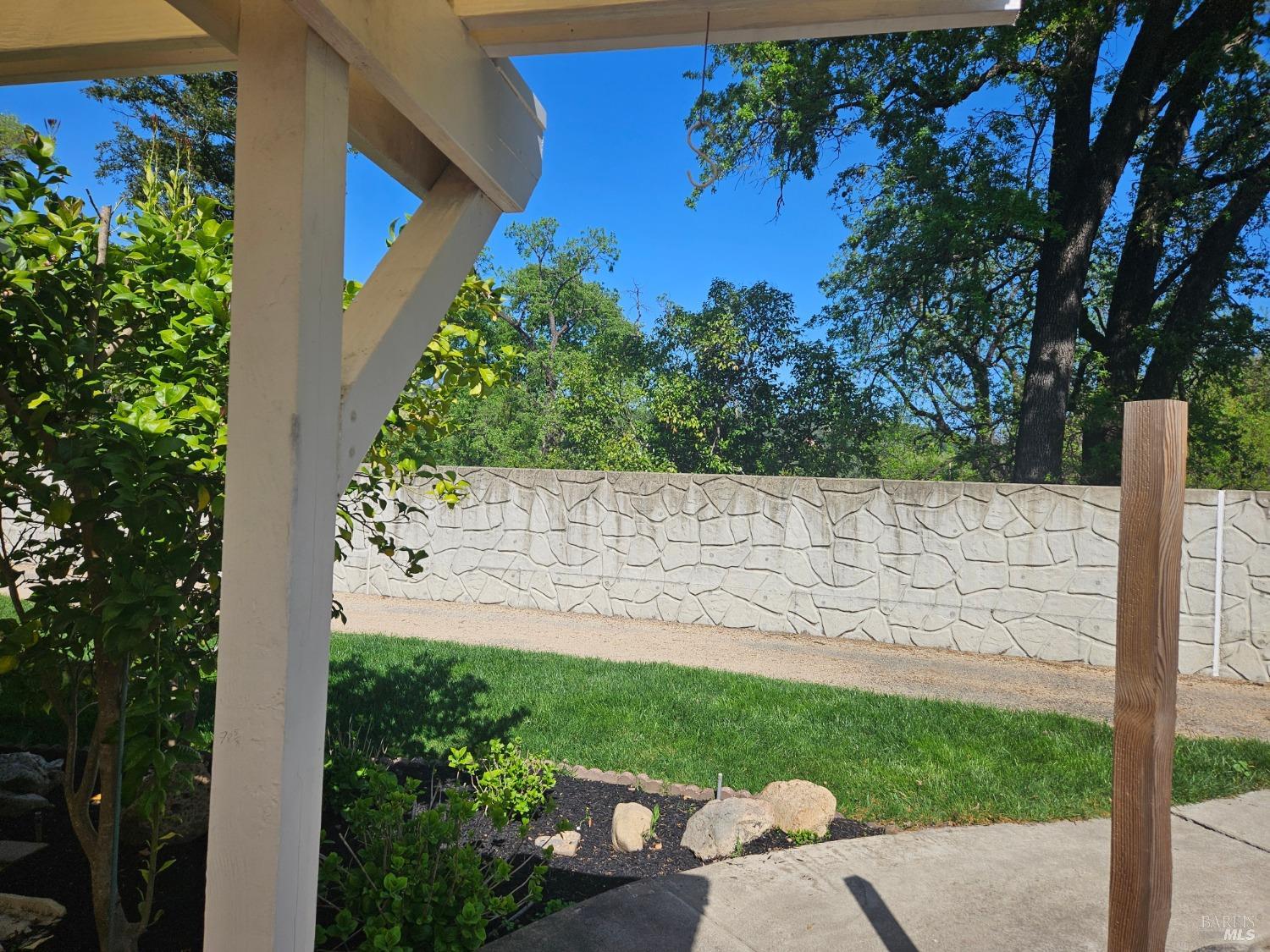 2 San Ardo Court St. Helena, CA 94574 - Photo 35 of 45 a view of a yard with potted plants
